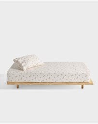 Linen House Kids - Flower Garden Fitted Sheet + Pillowcase Set