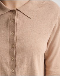 Oxford - Pinky Cashmere Cardigan