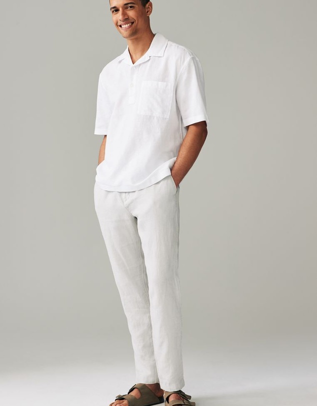 NEXT - Linen Blend Short Sleeve Shirt