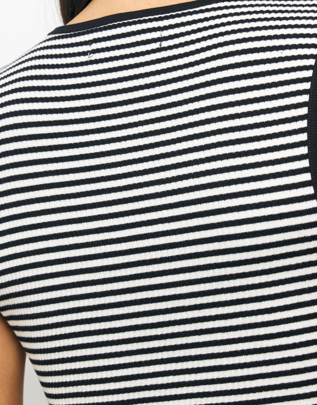 AERE - Stripe V-Neck Tank