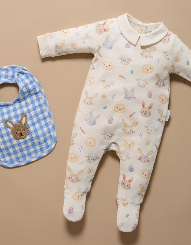 Purebaby - Hoppity Thick Growsuit -Kids-Babies