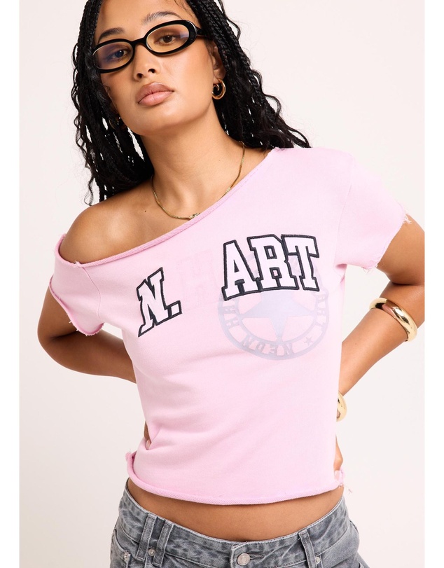 Neon Hart - College One Shoulder Top
