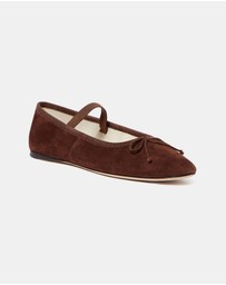 Loeffler Randall - Leonie Soft Ballet Flats Suede