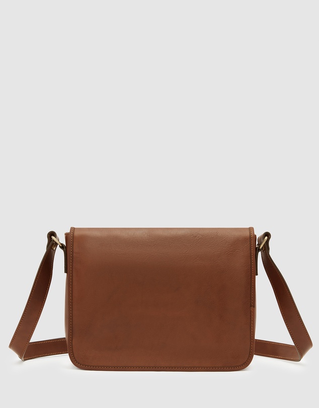 Republic of Florence - The Aurelian Brown Leather Messenger