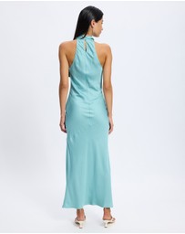 & Other Stories - Cowl-Neck Satin Midi Dress