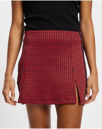 adidas Originals - Houndstooth Tailored Skirt