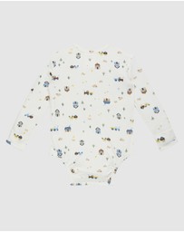 Kynd Baby - Comfy Bodysuit Long Sleeve in Pasture