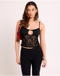 Alice In The Eve - Gwen Lace Singlet