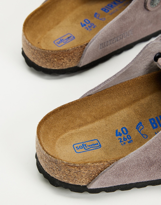Birkenstock - Boston SFB Suede Leather Regular
