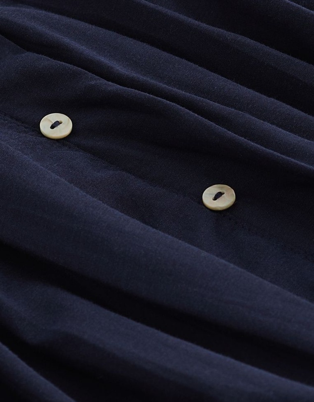 NEXT - Pleat Front Button Through Long Sleeve Blouse