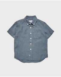 Academy Brand - Kids Hampton Linen SS Shirt