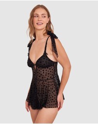Bras N Things - Maisie Playsuit - Black