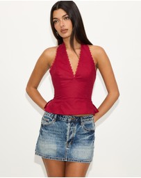 Dazie - Nora Halter Top
