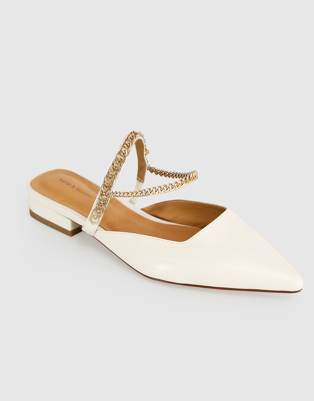 Belle & Bloom - On The Go Leather Flat
