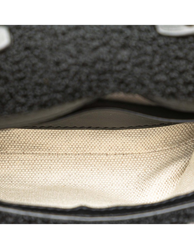 Pre-Loved by Azura Reborn - Pre-Loved burberry Stylish Embellished Boucle Crossbody Bag with Chain Strap