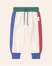 Huxbaby - Colour Block Splice Trackpants - Babies-Kids