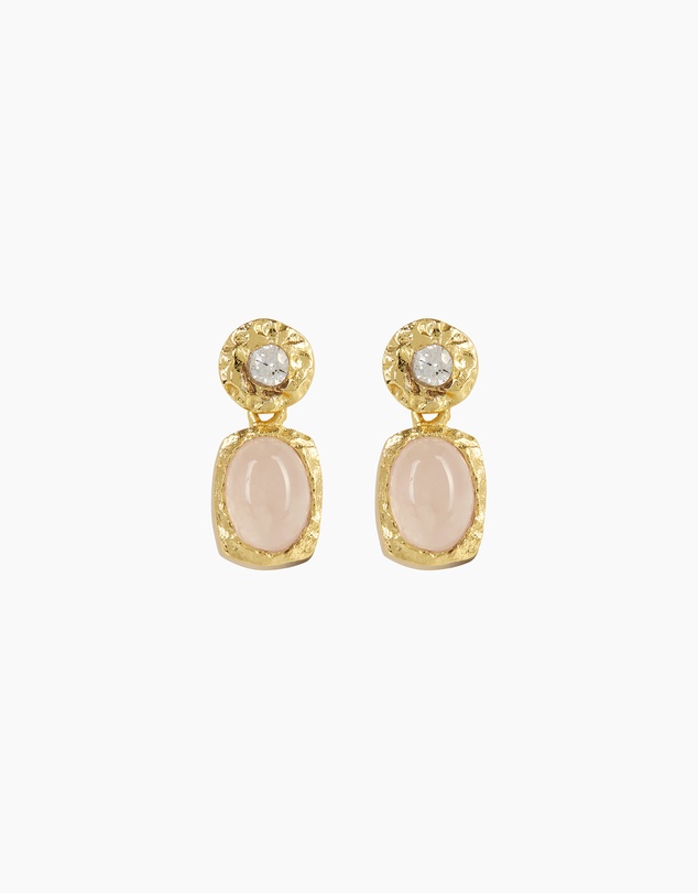 Bianc - Blossom Earrings Rose Quartz