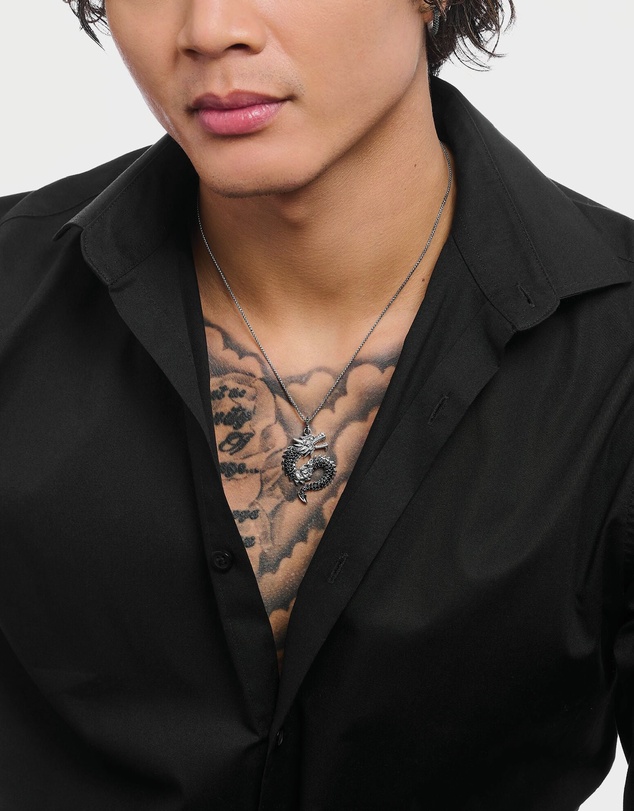 THOMAS SABO - Dragon pendant with black zirconia