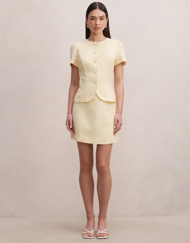 Forever New - Ali Linen Mini Skirt