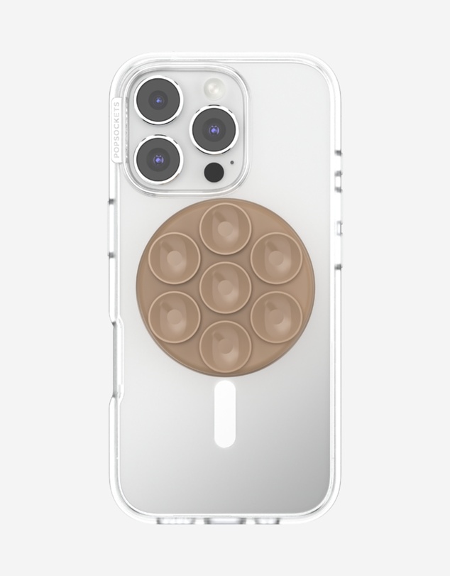 PopSockets - PopGrip SuckUp Suction MagSafe 3in1 Phone Grip Holder Stand