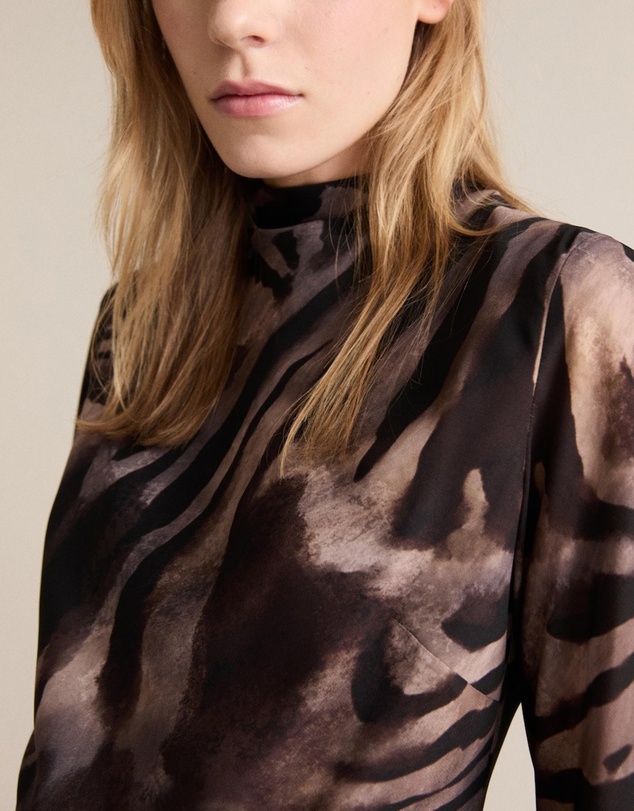 M.N.G - Martina Zebra Satin Dress