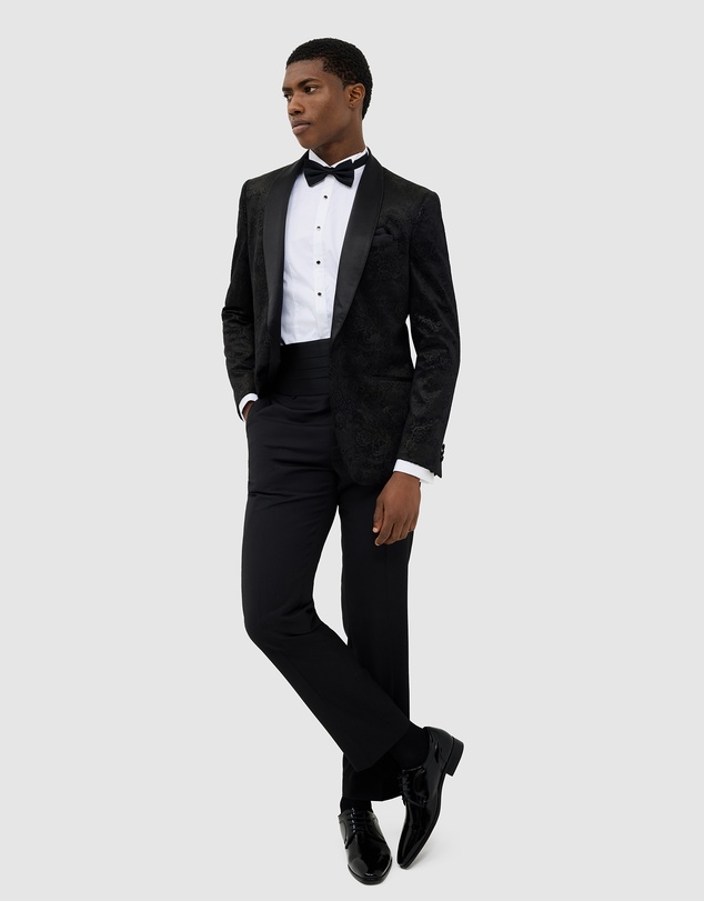 Politix - Gerald Velvet Paisley Tuxedo Jacket