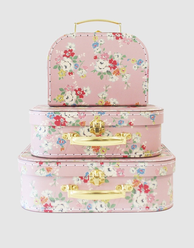 Alimrose - Kids Carry Case Set Vintage Rose