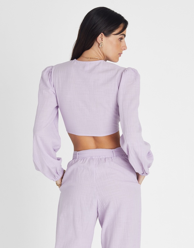 Heaven Australia - Amethyst Long Sleeve Crop
