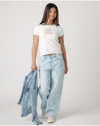 Decjuba Kids - Olive Ringer Tee - Teens