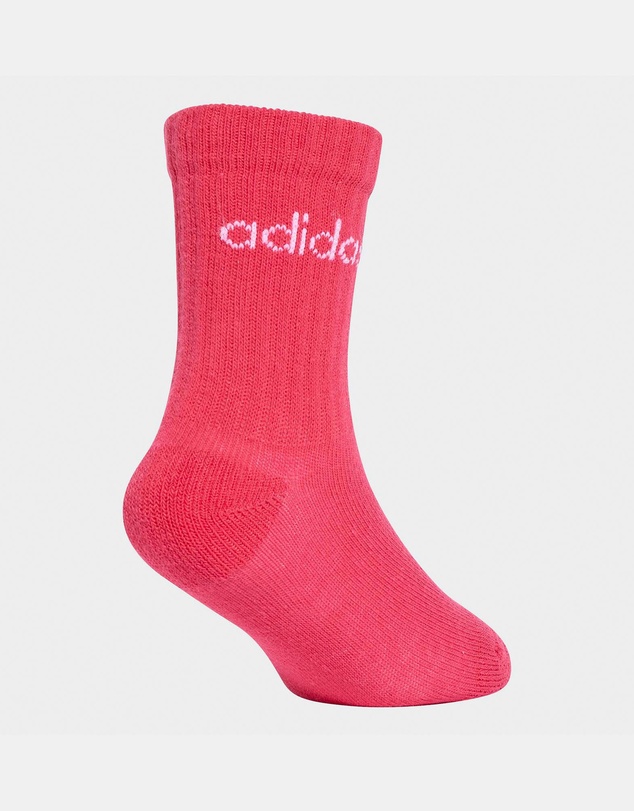 adidas Performance - Linear Kids Crew Socks 3-Pack