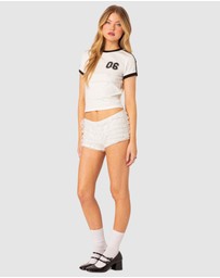EDIKTED - Kassidy contrast T shirt