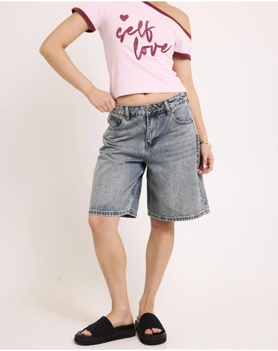Insight - Kourtney Longline Jorts