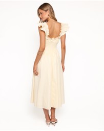 Petal & Pup - Bronte Midi Dress - Butter Yellow