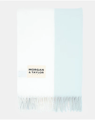 Morgan & Taylor - August Throw Blanket in Blue