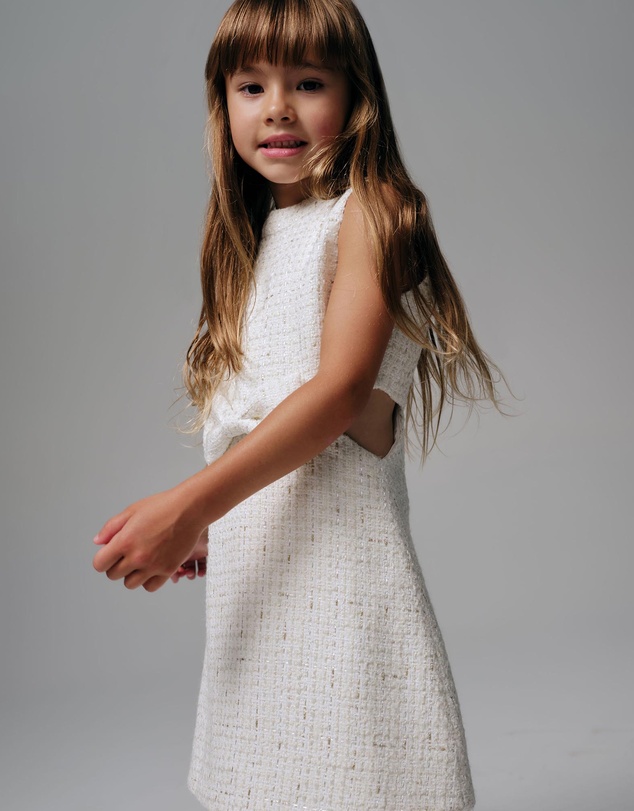 Bardot Junior - Chantelle Boucle Mini Dress - Kids-Teens