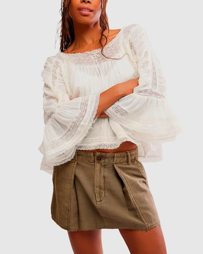 Free People - Riverfront Surplus Mini Skirt