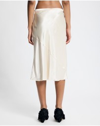 Lover - Margot Satin Midi Skirt