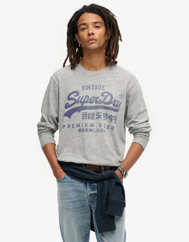 Superdry - Classic Vintage Logo Graphic Long Sleeve Top