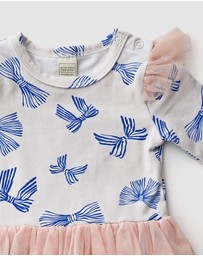 WITH LOVE FOR KIDS - Tulle Flutter Long Sleeve Tutu Onesie - Babies