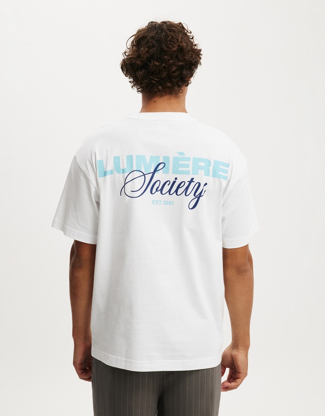 Cotton On - Box Fit Text T-Shirt