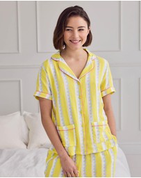 Chelsea Peers - Stripe Long Pyjama Set