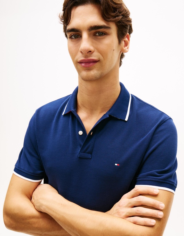 Tommy Hilfiger - Regular Fit Tipped Pique Polo Shirt