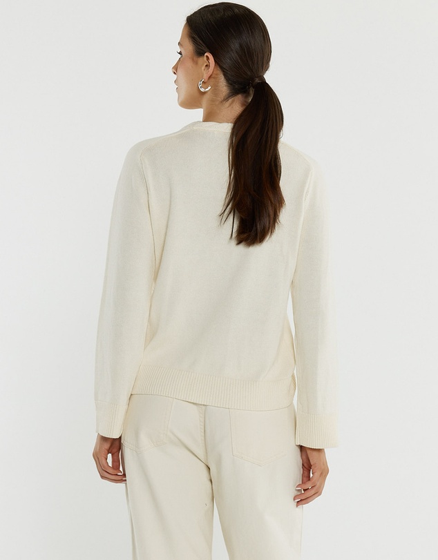 Sass - Roe Braided Neck Knit