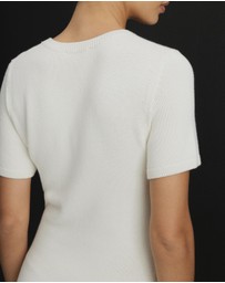AERE - Organic Cotton Pocket Detail Mini Dress
