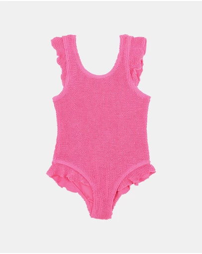 Minihaha - Bubblegum Crinkle Swimsuit - Babies-Teens