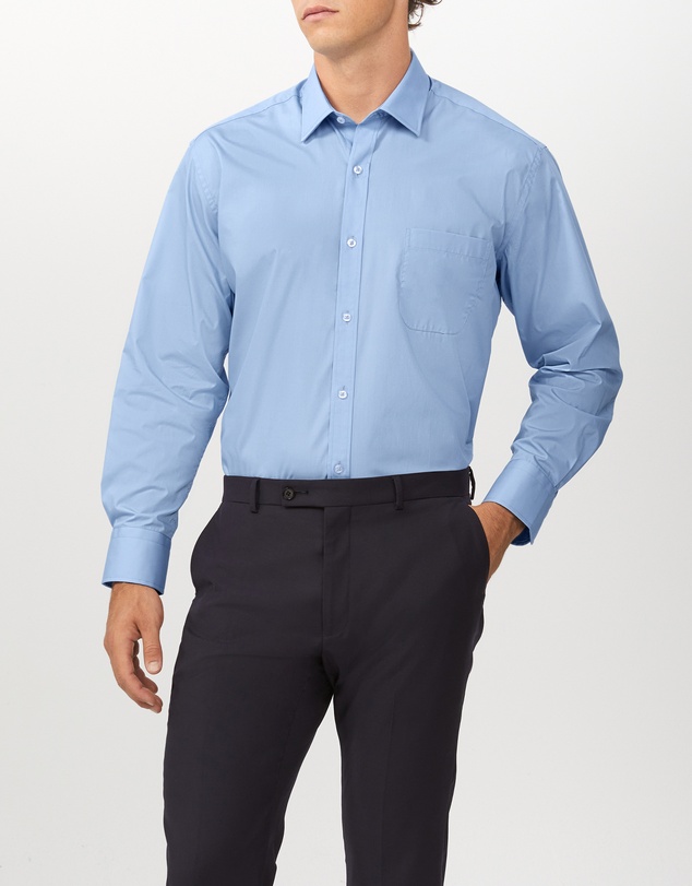Van Heusen - Classic Relaxed Fit Shirt Solid Colour