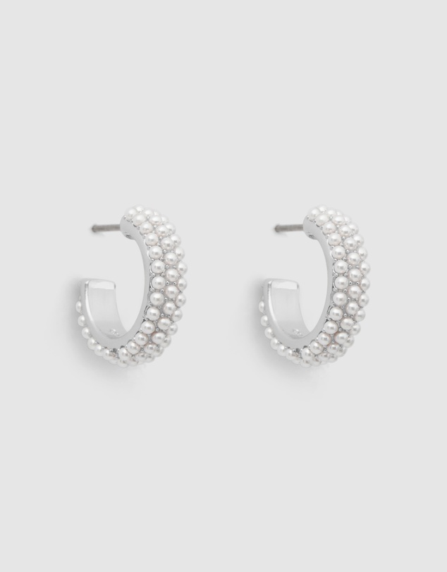 MIMCO - Enchant Pearl Hoop Earrings