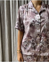SILK MAGNOLIA - Silk Satin Pyjamas