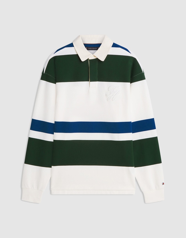 Tommy Hilfiger - Stripe Relaxed Rugby Shirt