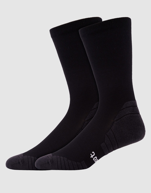 Pussyfoot - 4 Pack Sport Running Crew Socks – Compression & Coolmax